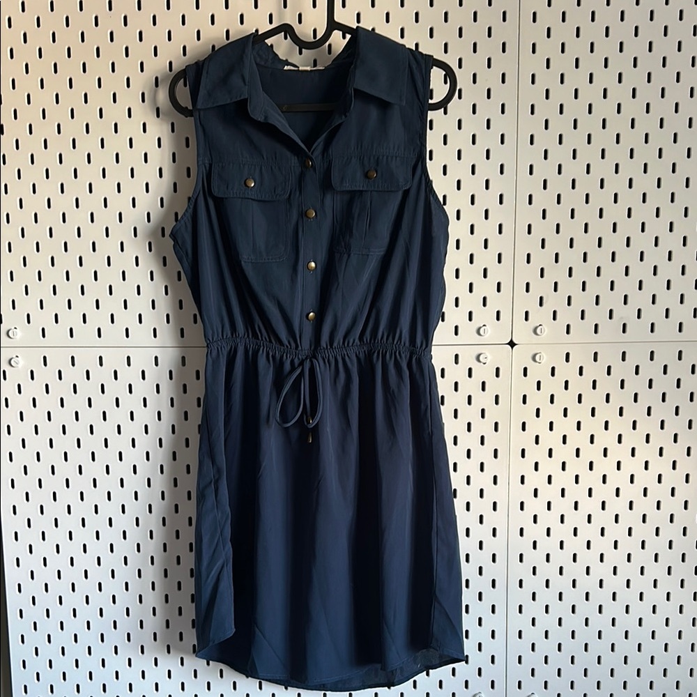 BeBop Navy Blue Sleeveless Mini Dress